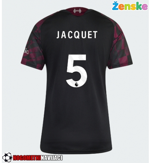 Ženske Nogometnih dresov Liverpool Jeremy Jacquet #5 Tretji 2026-27 Kratki rokavi Ženske Nogometnih dresov Liverpool Jeremy Jacquet #5 Tretji 2026-27 Kratki rokavi